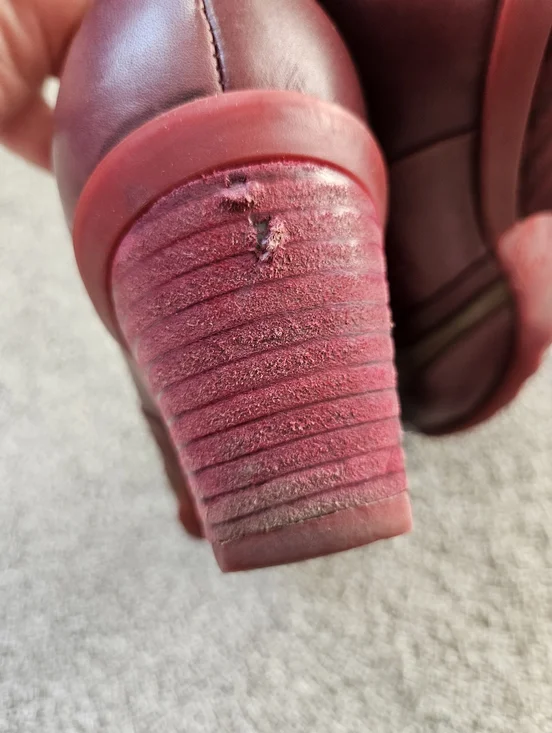 Fluevog Hopefuls Vow In Burgandy Fits Like 9-9.5 Size 10 Rounded Toe Laces - Picture 8 of 16